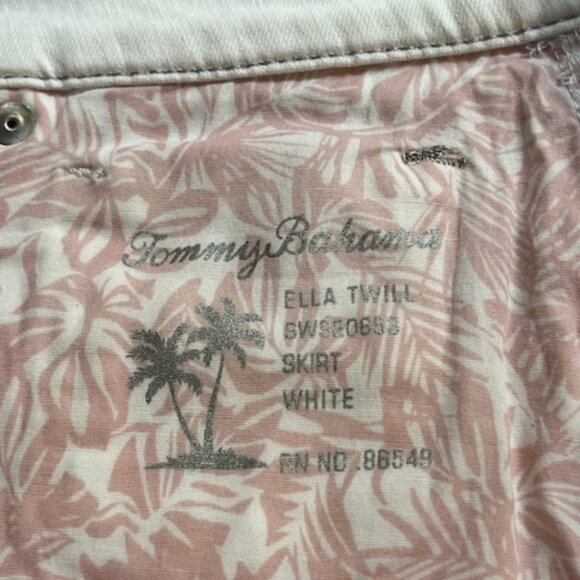 Tommy Bahama Ella Twill Skirt White Size 12 - Picture 7 of 15